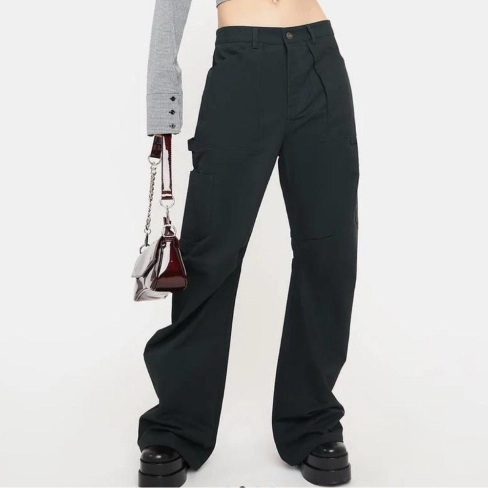 Lioness Black Wide-Leg Pants